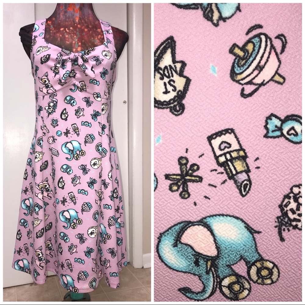 Pastel Kawaii Pin Up Dress